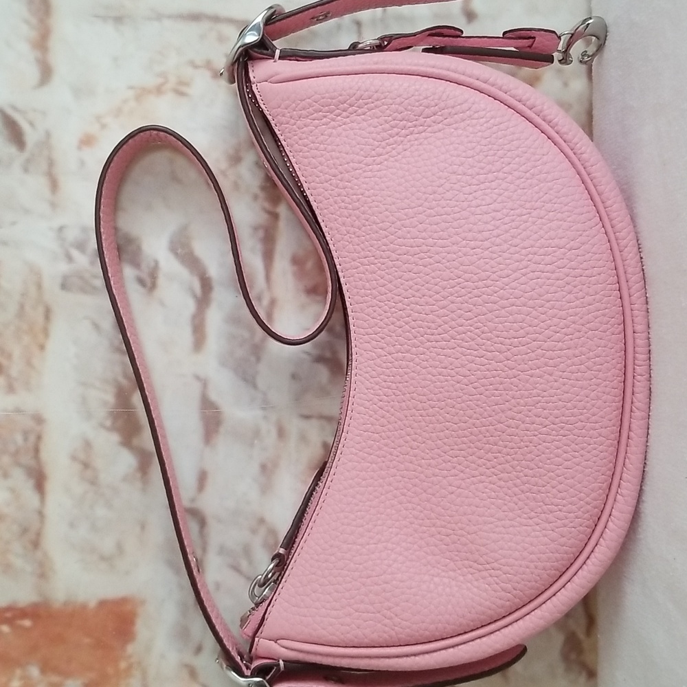 New Coach Luna Leather Shoulder Bag - Picture 2 of 11